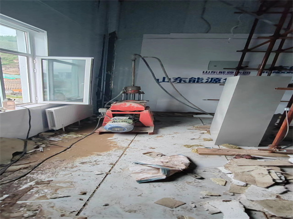 灵台地基基础下沉墙体裂缝加固注浆顶升施工